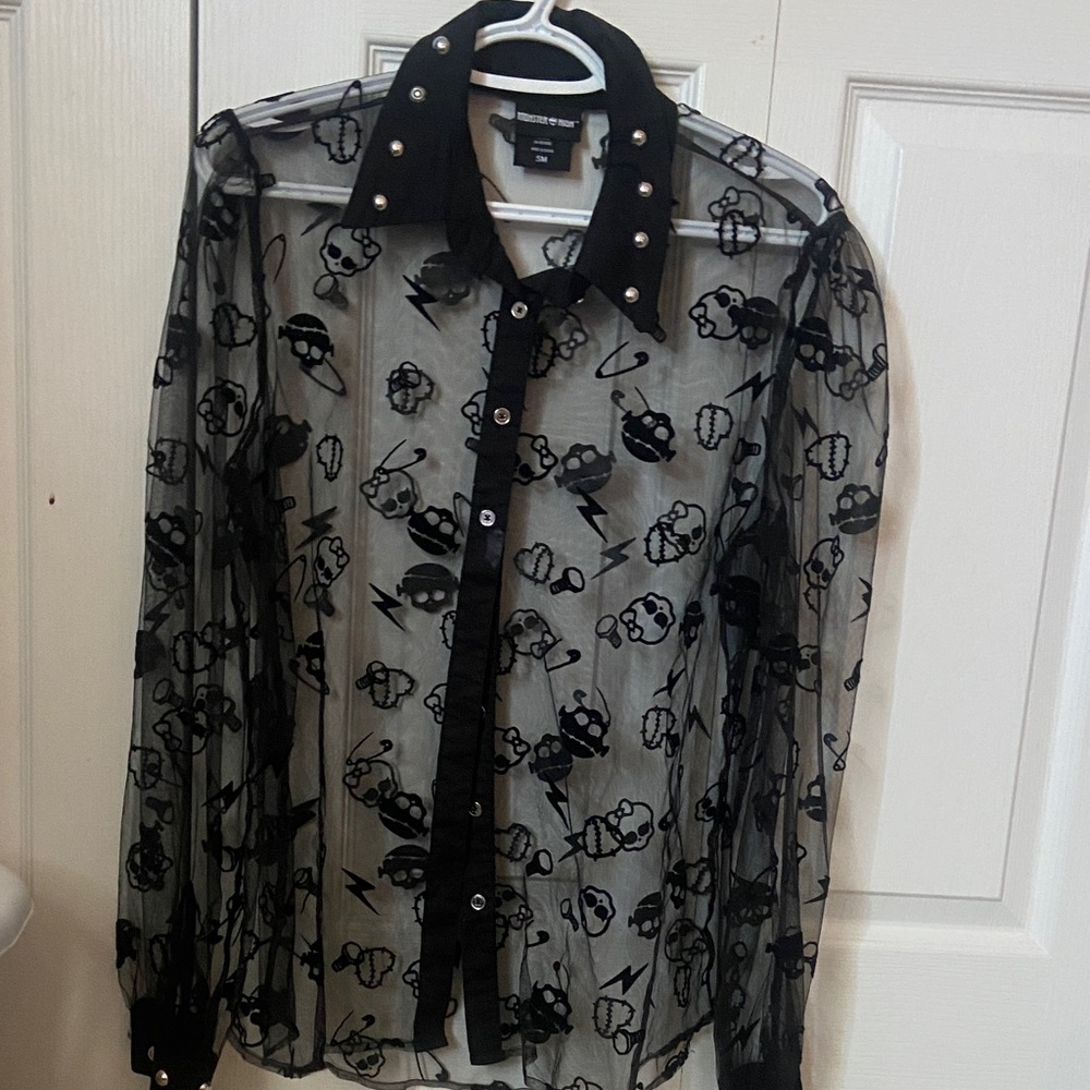 Monster High Frankie Stein Icons Mesh Girls
Long-Sleeve Top - Picture 3 of 3
